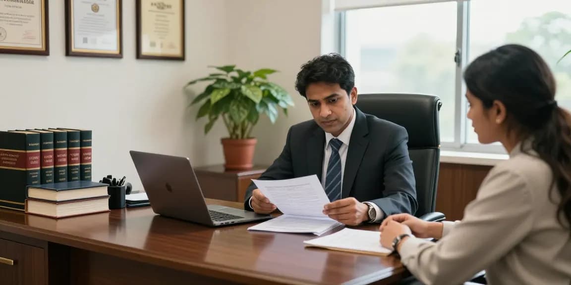 Click over here to view a professional legal consultation with J.K. Chaudhary, showcasing expertise and trust.
