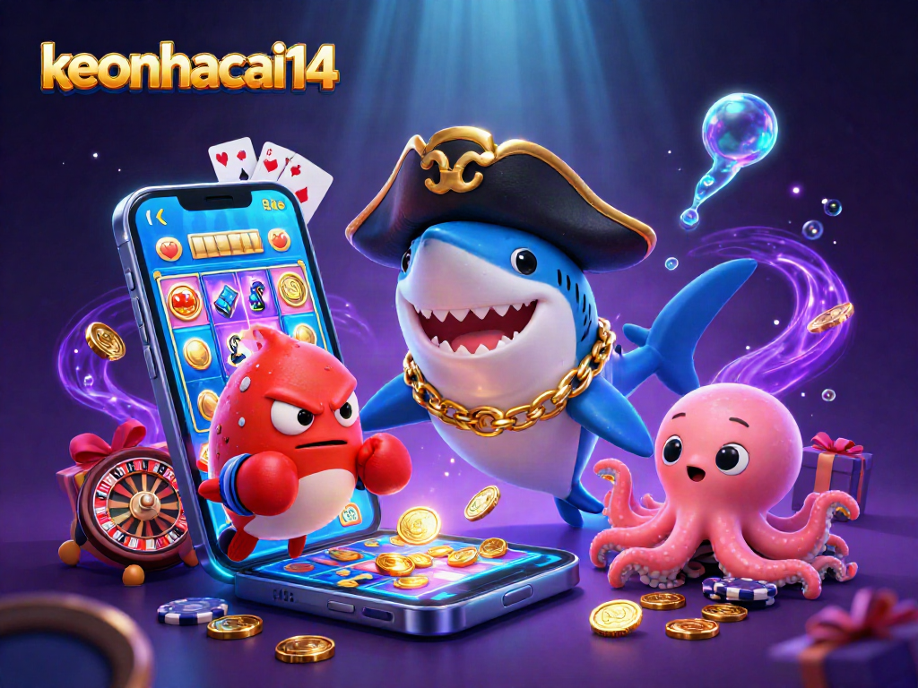 Engage with keonhacai14 and dive into thrilling slots with lively 3D characters and dynamic gameplay elements.